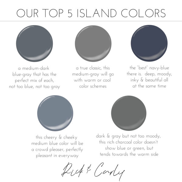 Our Top 5 Island Colors | Fresh Coast Flips